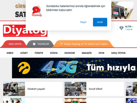 'diyaloggazetesi.com' screenshot