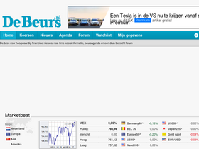 'debeurs.nl' screenshot