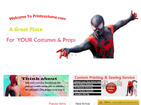 'printcostume.com' screenshot