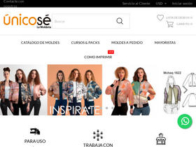 'moldesunicose.com' screenshot