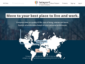 'teleport.org' screenshot