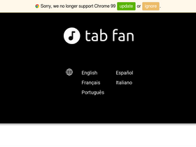 'tabfan.com' screenshot