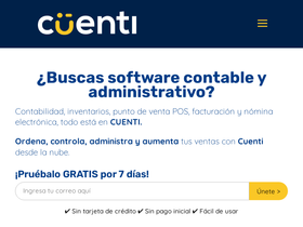 'cuenti.com' screenshot