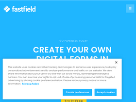 'fastfieldforms.com' screenshot