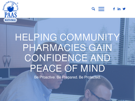 'paasnational.com' screenshot