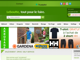 'leboutte.be' screenshot