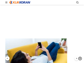 'klikkoran.com' screenshot