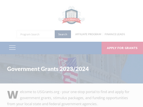 'usgrants.org' screenshot