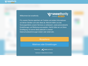 'snowthority.com' screenshot
