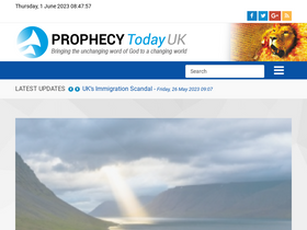 'prophecytoday.uk' screenshot