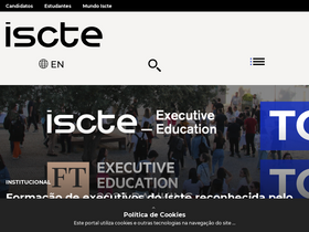 'iscte-iul.pt' screenshot