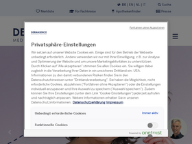 'dermasence.de' screenshot