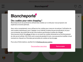 'blancheporte.be' screenshot