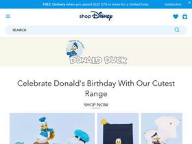 'shopdisney.asia' screenshot