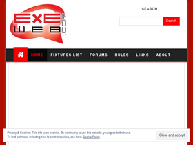 'exeweb.com' screenshot