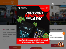 'posindonesia.co.id' screenshot