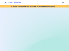 'expertinstitute.com' screenshot