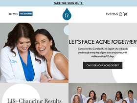 'facerealityskincare.com' screenshot