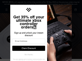 Shop 8bitdo website screenshot