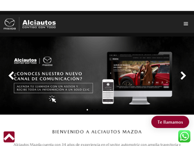 'alciautosmazda.com' screenshot