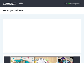 'alunoon.com.br' screenshot