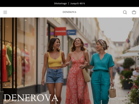 Denerova website screenshot