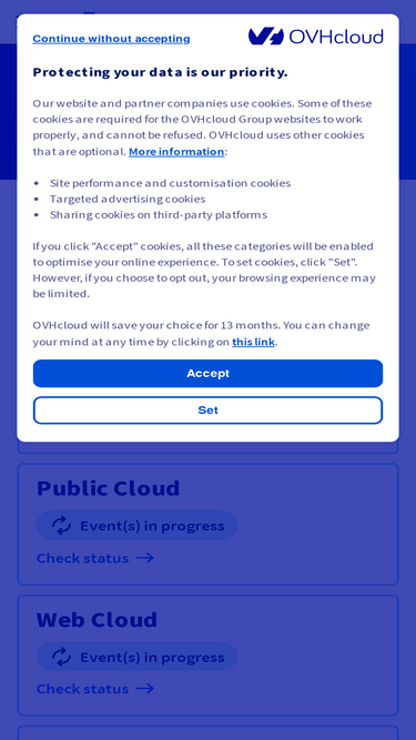 What do I do if I have a 403 forbidden page? - OVHcloud