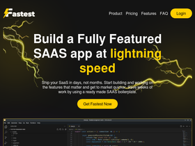 Fastest Engineer - Discover how Fastest Engineer can help you build and launch your SaaS app in days, not months. Learn about its features, pricing, and how to get started.