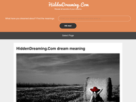 'hiddendreaming.com' screenshot