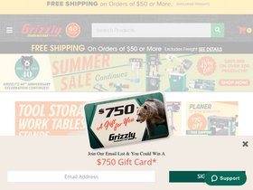 'grizzly.com' screenshot