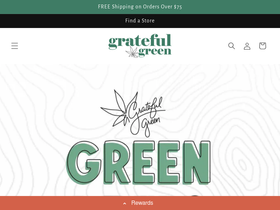 gratefulgreendispensary.com homepage screenshot