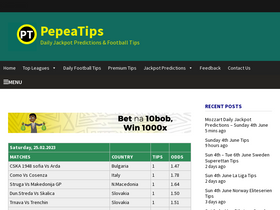 'pepeatips.com' screenshot