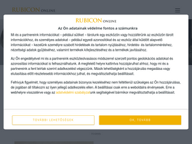 'rubicon.hu' screenshot