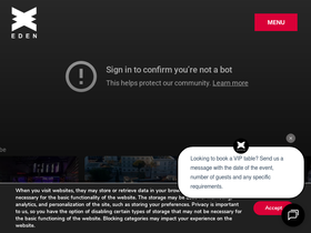 'edenibiza.com' screenshot