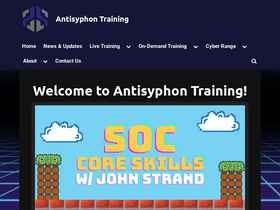 'antisyphontraining.com' screenshot