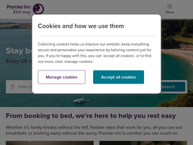 'premierinn.com' screenshot