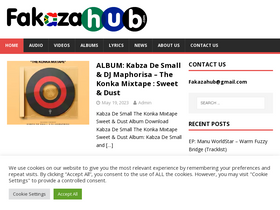 'fakazahub.com' screenshot