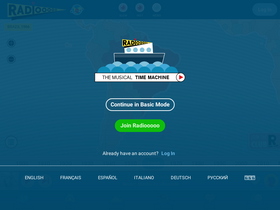 'radiooooo.com' screenshot