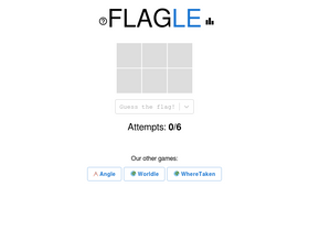 'flagle.io' screenshot