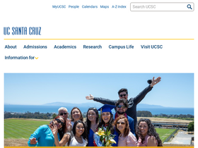 'arboretum.ucsc.edu' screenshot