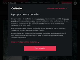 'mycanal.fr' screenshot