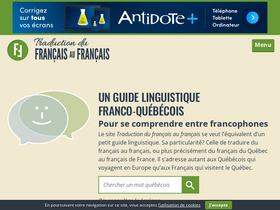 'dufrancaisaufrancais.com' screenshot