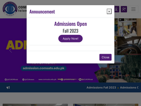 'attock.comsats.edu.pk' screenshot