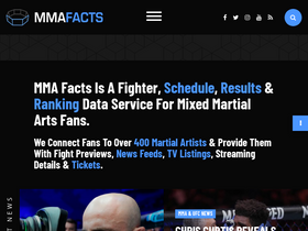 'mmafacts.com' screenshot