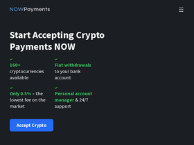 'nowpayments.io' screenshot