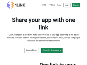 '1link.io' screenshot