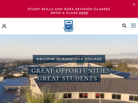 'rangitoto.school.nz' screenshot