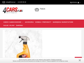 '4cars.pl' screenshot