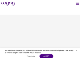 'wyng.com' screenshot