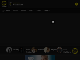 'pramborsfm.com' screenshot